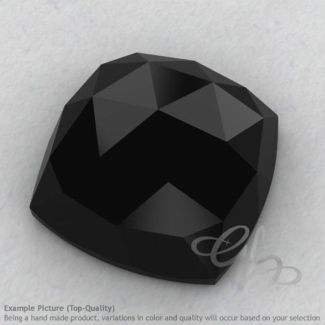 Black Spinel Square Cushion Shape Calibrated Cabochons