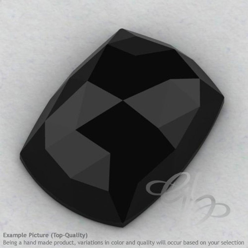 Black Spinel Cushion Shape Calibrated Cabochons
