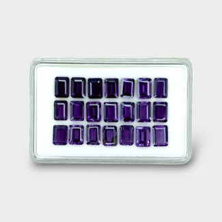 18.6 Cts. Iolite 7x5mm Step Cut Octagon Shape AAA Grade Gemstones Parcel - Total 21 Pc.