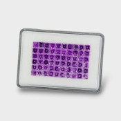 African Amethyst 5mm Step Cut Square AAA Gemstones Parcel - 180253