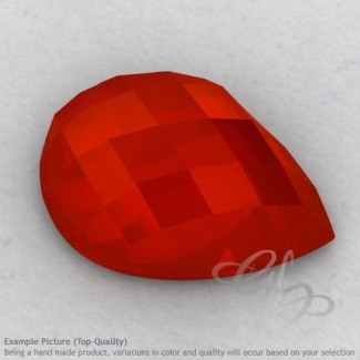 Carnelian Pear Shape Calibrated Cabochons