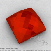 Carnelian Square Shape Calibrated Cabochons