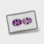 Brazilian Amethyst 18x13mm Faceted Oval AA+ Gemstones Parcel - 180352