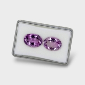 Brazilian Amethyst 18x13mm Faceted Oval AA+ Gemstones Parcel - 180352