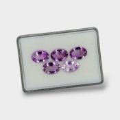 Brazilian Amethyst 18x13mm Faceted Oval AA+ Gemstones Parcel - 180344