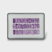 44.51 Cts. Brazilian Amethyst 10x5mm Step Cut Baguette Shape AAA Grade Gemstones Parcel - Total 30 Pc.