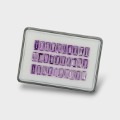 Brazilian Amethyst 10x5mm Step Cut Baguette AAA Gemstones Parcel - 180367