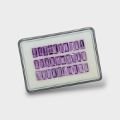 Brazilian Amethyst 10x5mm Step Cut Baguette AAA Gemstones Parcel - 180366