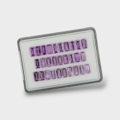 Brazilian Amethyst 10x5mm Step Cut Baguette AAA Gemstones Parcel - 180365