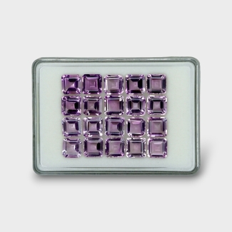 85.6 Cts. Brazilian Amethyst 10mm Step Cut Octagon Shape AA+ Grade Gemstones Parcel - Total 20 Pc.