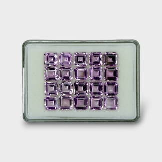 85.55 Cts. Brazilian Amethyst 10mm Step Cut Octagon Shape AA+ Grade Gemstones Parcel - Total 20 Pc.