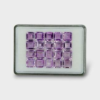 73.7 Cts. Brazilian Amethyst 10mm Step Cut Octagon Shape AA+ Grade Gemstones Parcel - Total 20 Pc.