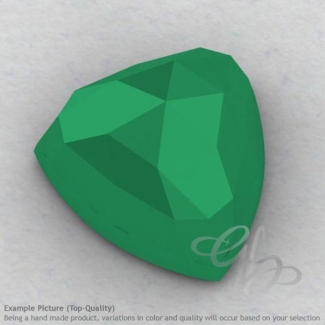 Green Onyx Trillion Shape Calibrated Cabochons