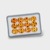 Citrine 10x8mm Faceted Oval AAA Gemstones Parcel - 180522