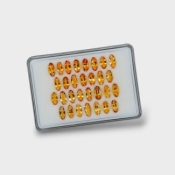 Citrine 10x5mm Faceted Oval AAA Gemstones Parcel - 180590