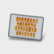 Citrine 10x5mm Faceted Oval AAA Gemstones Parcel - 180590