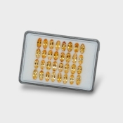 Citrine 10x5mm Faceted Oval AA+ Gemstones Parcel - 180598