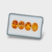 Citrine 13x10mm Faceted Oval AAA Gemstones Parcel - 180592