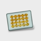Citrine 11x9mm Faceted Oval AA+ Gemstones Parcel - 180430