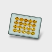 Citrine 11x9mm Faceted Oval AA+ Gemstones Parcel - 180430