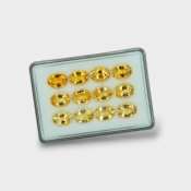 Citrine 14x10mm Faceted Oval AA+ Gemstones Parcel - 180442