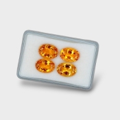 Citrine 14x10mm Faceted Oval AA+ Gemstones Parcel - 180526