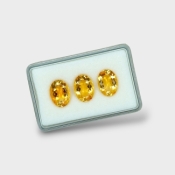 Citrine 14x10mm Faceted Oval AA+ Gemstones Parcel - 180466