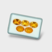 Citrine 14x10mm Concave Cut Oval AAA Gemstones Parcel - 180467