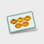 Citrine 14x10mm Concave Cut Oval AAA Gemstones Parcel - 180467