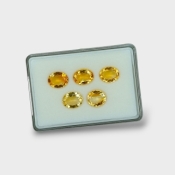 Citrine 15x12mm Faceted Oval AA+ Gemstones Parcel - 180459