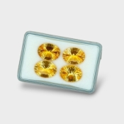 Citrine 16x12mm Concave Cut Oval AAA Gemstones Parcel - 180463