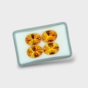 Citrine 16x12mm Concave Cut Oval AAA Gemstones Parcel - 180465