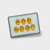 Citrine 16x12mm Faceted Oval AAA Gemstones Parcel - 180456