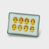 Citrine 16x12mm Faceted Oval AA+ Gemstones Parcel - 180462