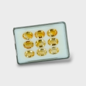 Citrine 16x12mm Faceted Oval AA+ Gemstones Parcel - 180460