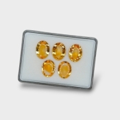 Citrine 20x15mm Concave Cut Oval AA Gemstones Parcel - 180599