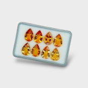 Citrine 13x9mm Faceted Pear AAA Gemstones Parcel - 180488