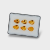 Citrine 16x12mm Concave Cut Pear AAA Gemstones Parcel - 180524