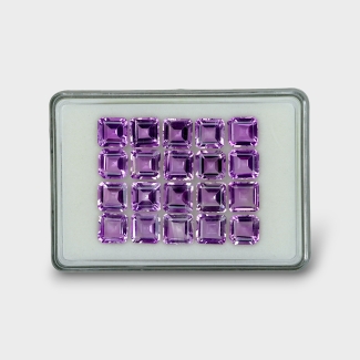 Brazilian Amethyst 10mm Step Cut Octagon AAA Gemstones Parcel - 180337