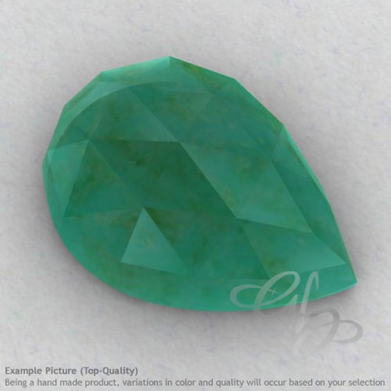 Green Aventurine Pear Shape Calibrated Cabochons