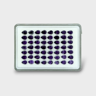 Iolite 7x5mm Faceted Pear AA+ Gemstones Parcel - 180617