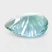 Green Fluorite 25x17mm Concave Cut Pear AAA Grade Loose Gemstone - 159215