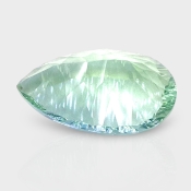 Green Fluorite 25x15mm Concave Cut Pear AAA Grade Loose Gemstone - 159216