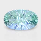 Green Fluorite 24x14mm Concave Cut Oval AAA Grade Loose Gemstone - 159179