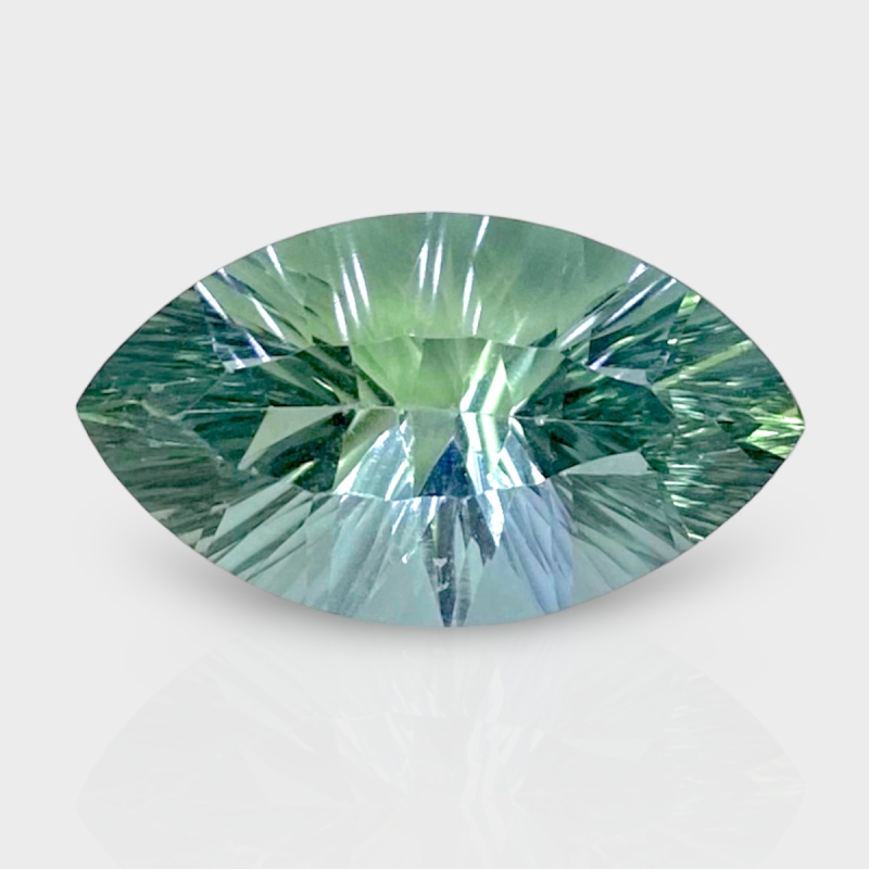 Green Fluorite 23x13mm Concave Cut Marquise AAA Grade Loose Gemstone - 159209