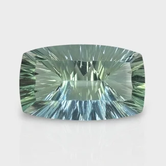 39.70 Carat Green Fluorite 27x16.5mm Concave Cut Cushion Shape AAA Grade Loose Gemstone - Total 1 Pc.