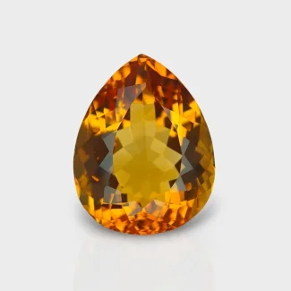 Citrine 18x14mm Faceted Pear AAA Grade Loose Gemstone - 158770