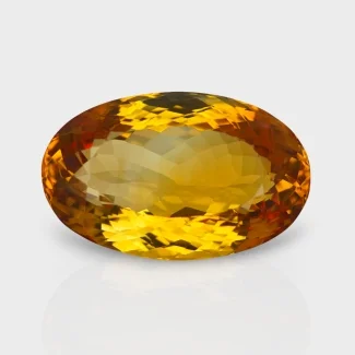 Citrine 25x16mm Faceted Oval AAA Grade Loose Gemstone - 158773