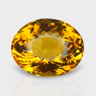 Citrine 21x16.5mm Faceted Oval AAA Grade Loose Gemstone - 158774
