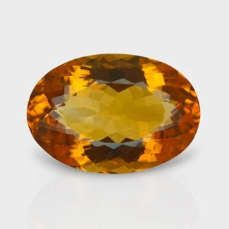 Citrine 22.5x15.5mm Faceted Oval AAA Grade Loose Gemstone - 158778